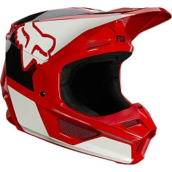 Fox Racing V1 Revn Flame Red шлем кроссовый