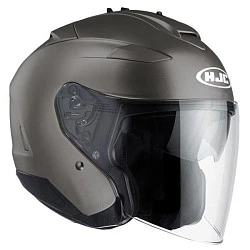 HJC IS-33 LL Semi Flat Titanium шлем открытый