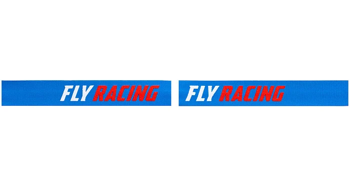 Fly Racing Zone 2020 мотоочки, сине-бело-красный, красная зеркальная линза