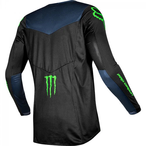 Fox Racing 360 PC джерси, сине-черно-салатовый