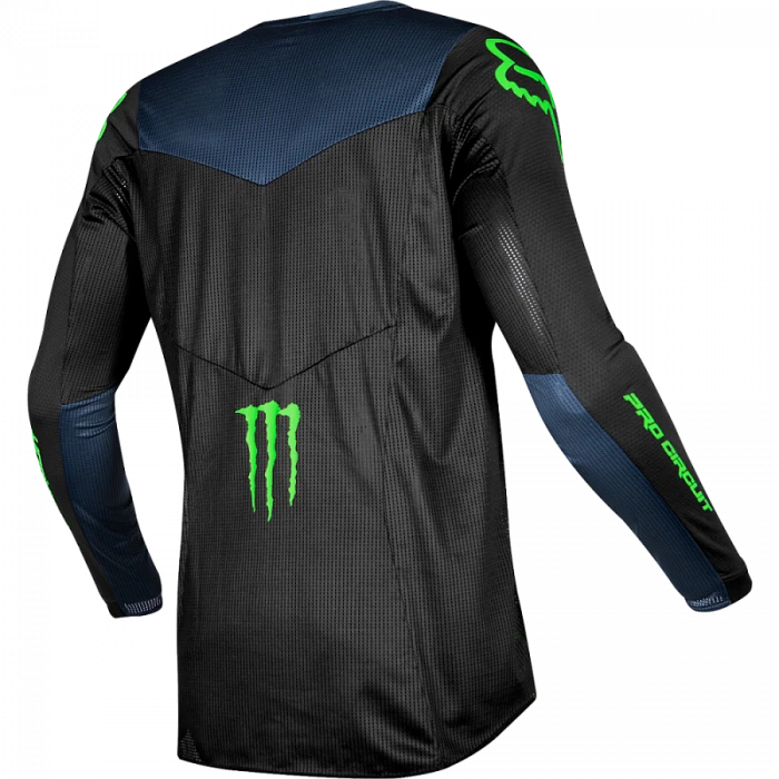 Fox Racing 360 PC джерси, сине-черно-салатовый