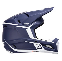 Leatt Kit Moto 3.5 Jr V26 Blue шлем подростковый + Vizion 2.5s мотоочки