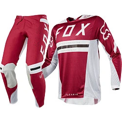 Fox Racing Flexair Preest комплект, темно-красно-белый