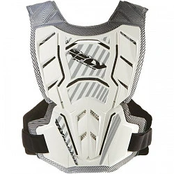 Fly Racing Pivotal Youth панцирь без плеч детский, белый
