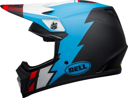 Bell Mx-9 Mips Strike Matte Black/Blue/White шлем кроссовый