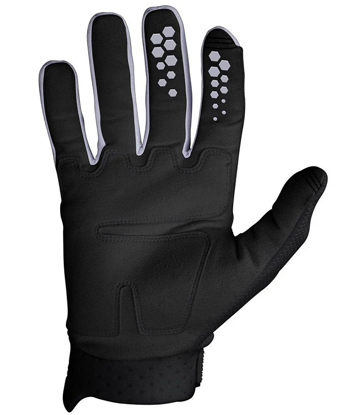 Seven Rival Ascent White/Black мотоперчатки