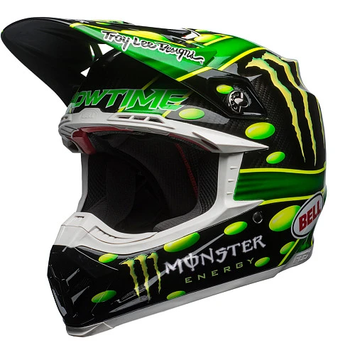 Bell Moto-9 Flex MC Monster шлем кроссовый, зелено-черный