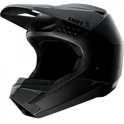 Shift White Youth Matte Black шлем подростковый