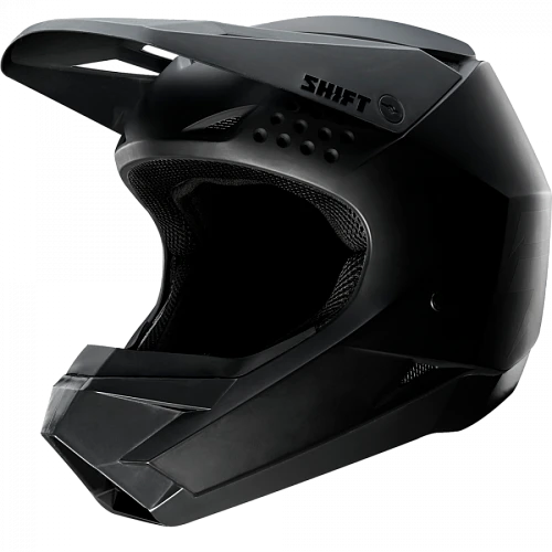 Shift White Youth Matte Black шлем подростковый