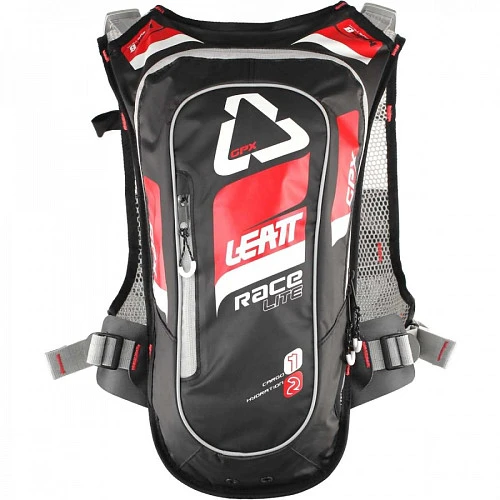 Leatt GPX Race HF 2.0 рюкзак-гидропак, красно-черный