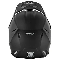 Fly Racing Kinetic Solid шлем кроссовый, черный матовый
