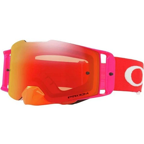 Oakley Front Line Pinned Race Orange Red/Prizm MX Torch Iridium мотоочки (OO7087-19)