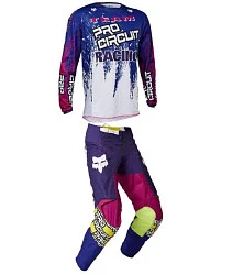 Fox Racing 180 Pro Circuit White/Blue комплект