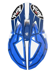 Airoh Wraap Mood Blue Gloss шлем внедорожный
