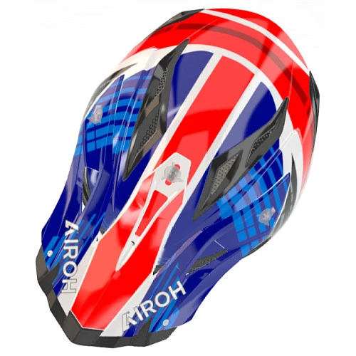 Airoh Aviator Ace 2 Proud Blue/Red шлем внедорожный, сине-красный