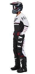 Fly Racing Kinetic K120 2020 комплект, черно-белый