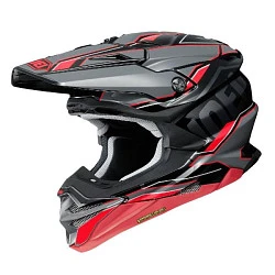 Shoei VFX-WR Allegiant TC-1 шлем кроссовый, красно-черный