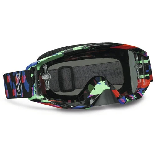 Scott Plasma Black Chrome мотоочки, разноцветный