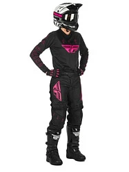 Fly Racing F-16 2021 комплект женский, черно-розовый
