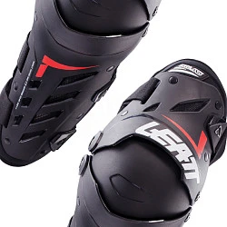 Leatt Dual Axis шарнирные наколенники, черно-красный