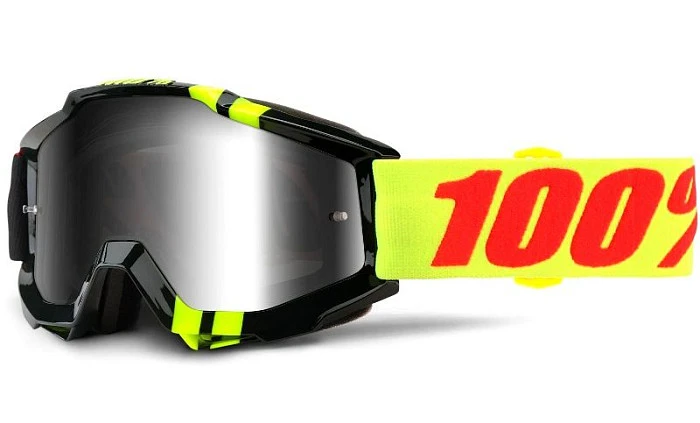 100% Accuri Zerbo Mirror Silver Lens мотоочки