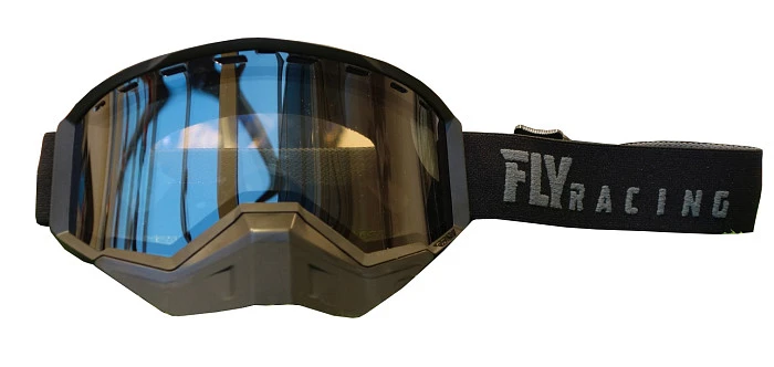 Fly Racing Focus 2019 очки снегоходные, черный, черная тонированная линза
