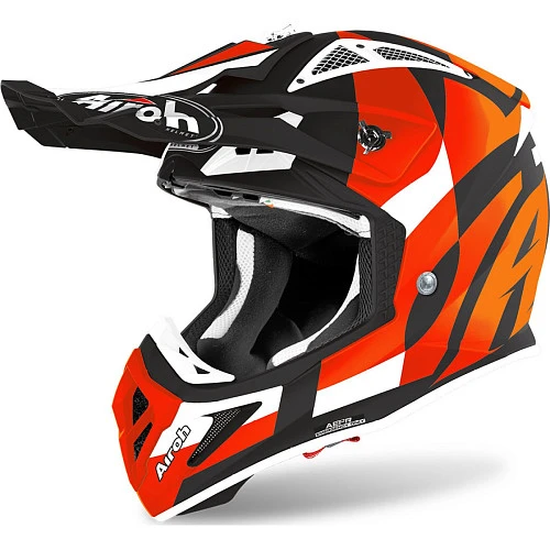 Airoh Aviator Ace Trick Orange Matt шлем внедорожный, оранжевый матовый