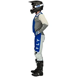 Fly Racing Kinetic Jet комплект, сине-серый