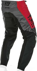 Fly Racing F-16 2019 мотоштаны, красно-черно-серый
