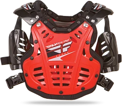 Fly Racing Convertible 2 JR панцирь с плечами подростковый, красный глянцевый