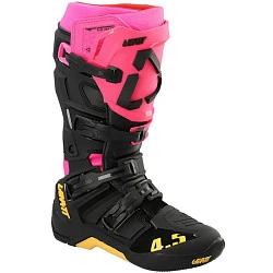 Leatt 4.5 80's мотоботы, розово-черный