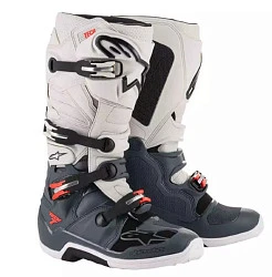Alpinestars Tech 7 мотоботы кроссовые, бело-красно-черный