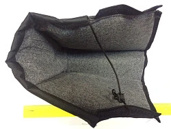 Мотокутюрье муфты на руль премиум, красно-черный