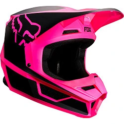 Fox Racing V1 Przm 2019 Black/Pink шлем кроссовый