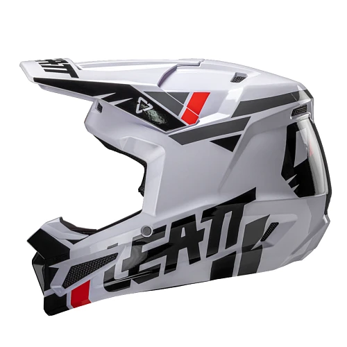 Leatt Moto 2.5 V25 White шлем кроссовый, белый