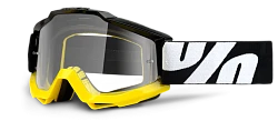 100% Accuri Tornado 2 / Clear Lens мотоочки, черно-желтый