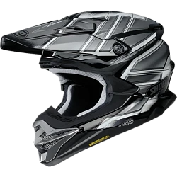 Shoei VFX-WR Glaive TC-5 шлем кроссовый, черно-белый