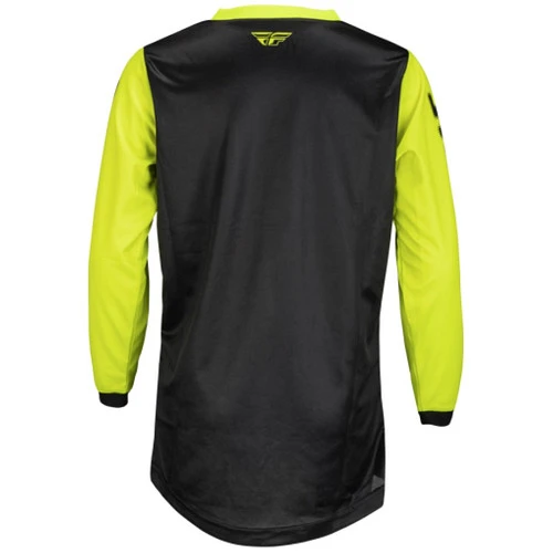 Fly Racing F-16 2023 Black/Hi-Vis джерси подростковая, черно-желтый