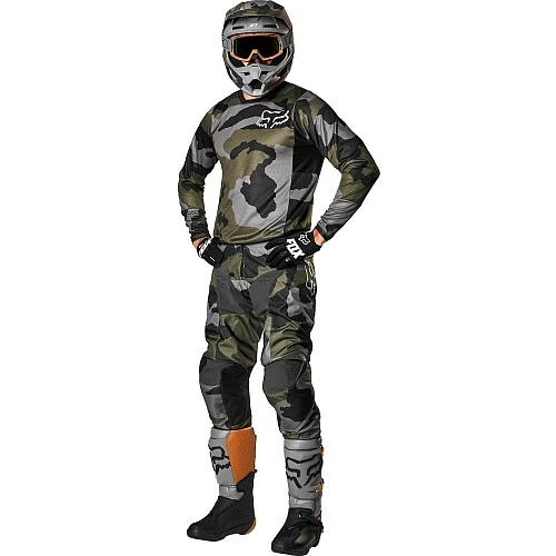 Fox Racing 180 Przm Camo SE мотоштаны, зеленый камуфляж