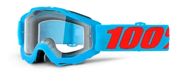 100% Accuri JR Acidulous / Clear Lens мотоочки детские, красно-голубой