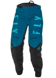 Fly Racing F-16 2022 мотоштаны женские, черно-сине-голубой