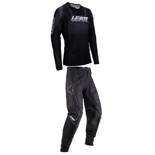 Leatt Moto 4.5 Black / Stealth комплект