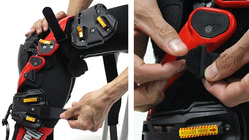 Asterisk Ultra Cell Knee Brace наколенники, черно-красный