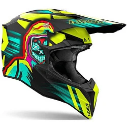 Airoh Wraaap Cyber Yellow Matt шлем внедорожный