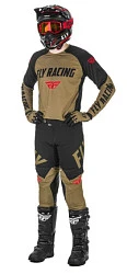 Fly Racing Evolution DST 2021 комплект, хаки черно-красный