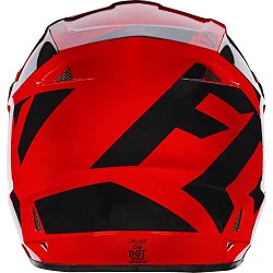 Fox Racing V1 Race 2017 Youth шлем подростковый, красно-черный