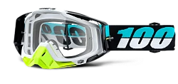 100% Racecraft ST Barth Clear Lens мотоочки, черно-голубой