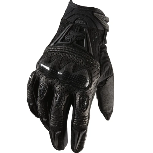 Fox Bomber мотоперчатки с защитой, черный