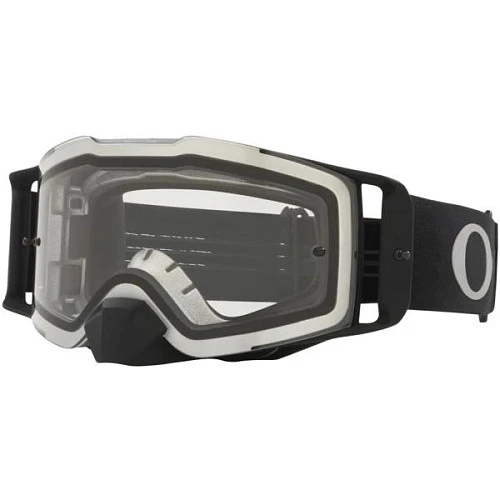 Oakley Front Line Matte Black Speed мотоочки, прозрачная линза (OO7087-01)