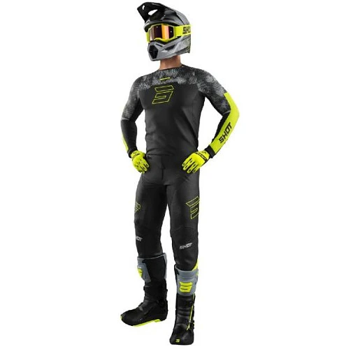 Shot Contact Patrol Black Neon Yellow комплект